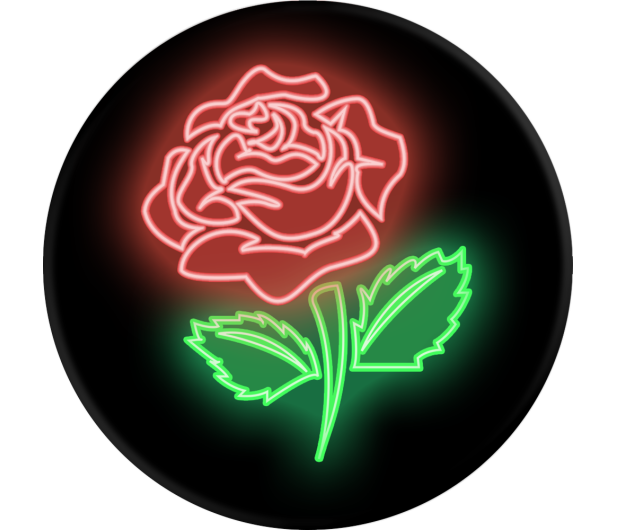 Uchwyt i podstawka do telefonu (Neon Rose) - 1459159 - zdjęcie 3